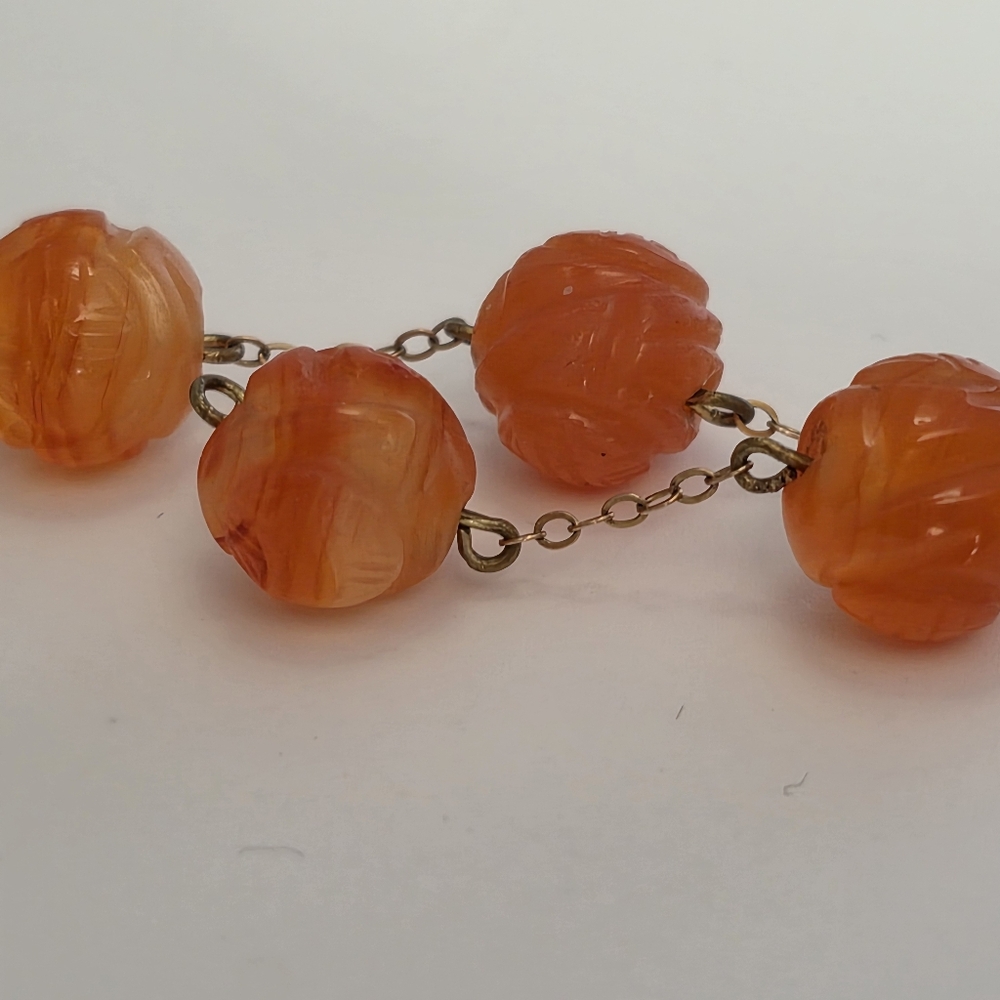 Carnelian Gemstone Earrings - Picture 4 of 7